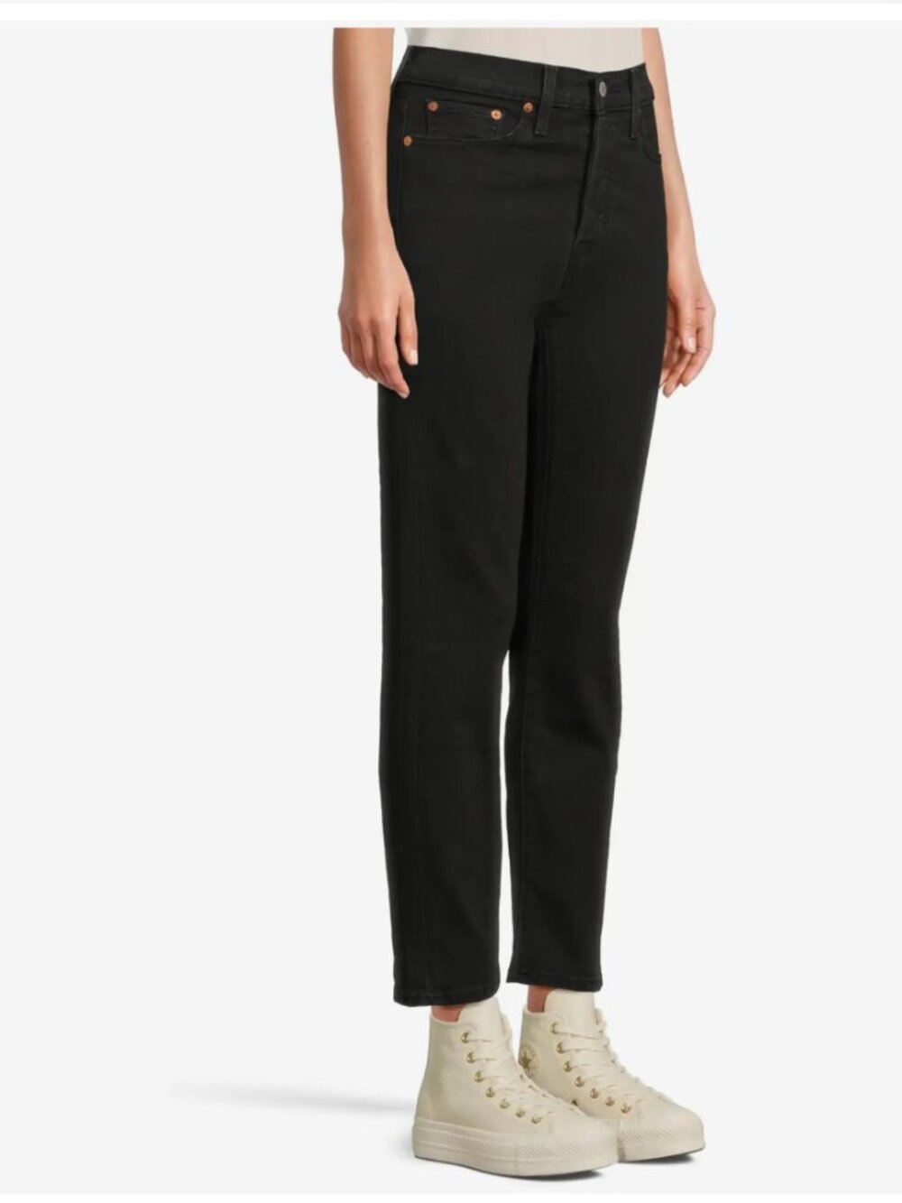 Levi's Wedgie Straight Jeans, Black